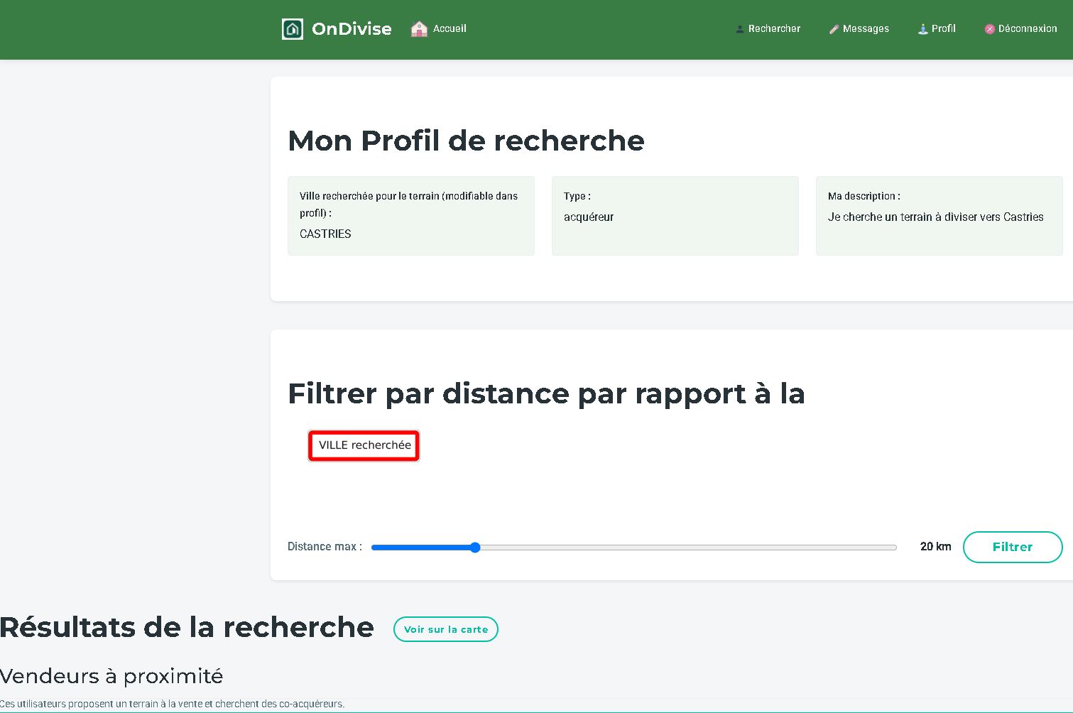 Affinez votre profil OnDivise