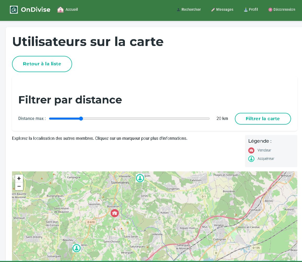 Recherchez vos futurs voisins